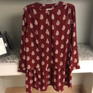 Ann Taylor Loft Drop Waist Dress